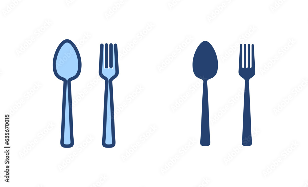 spoon and fork icon vector. spoon, fork and knife icon vector. restaurant sign and symbol spoon and fork icon vector. spoon, fork and knife icon vector. restaurant sign and symbol