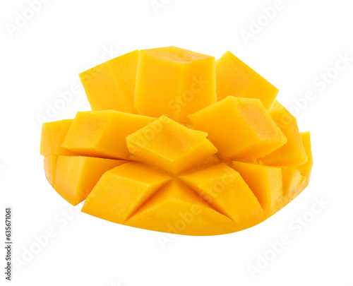 mango slice isolated transparent png