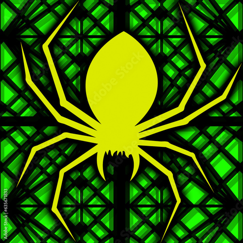 Spider web abstract 