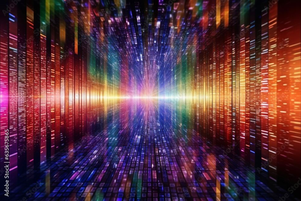 Technology background of information big data concept Technology background of information big data concept
