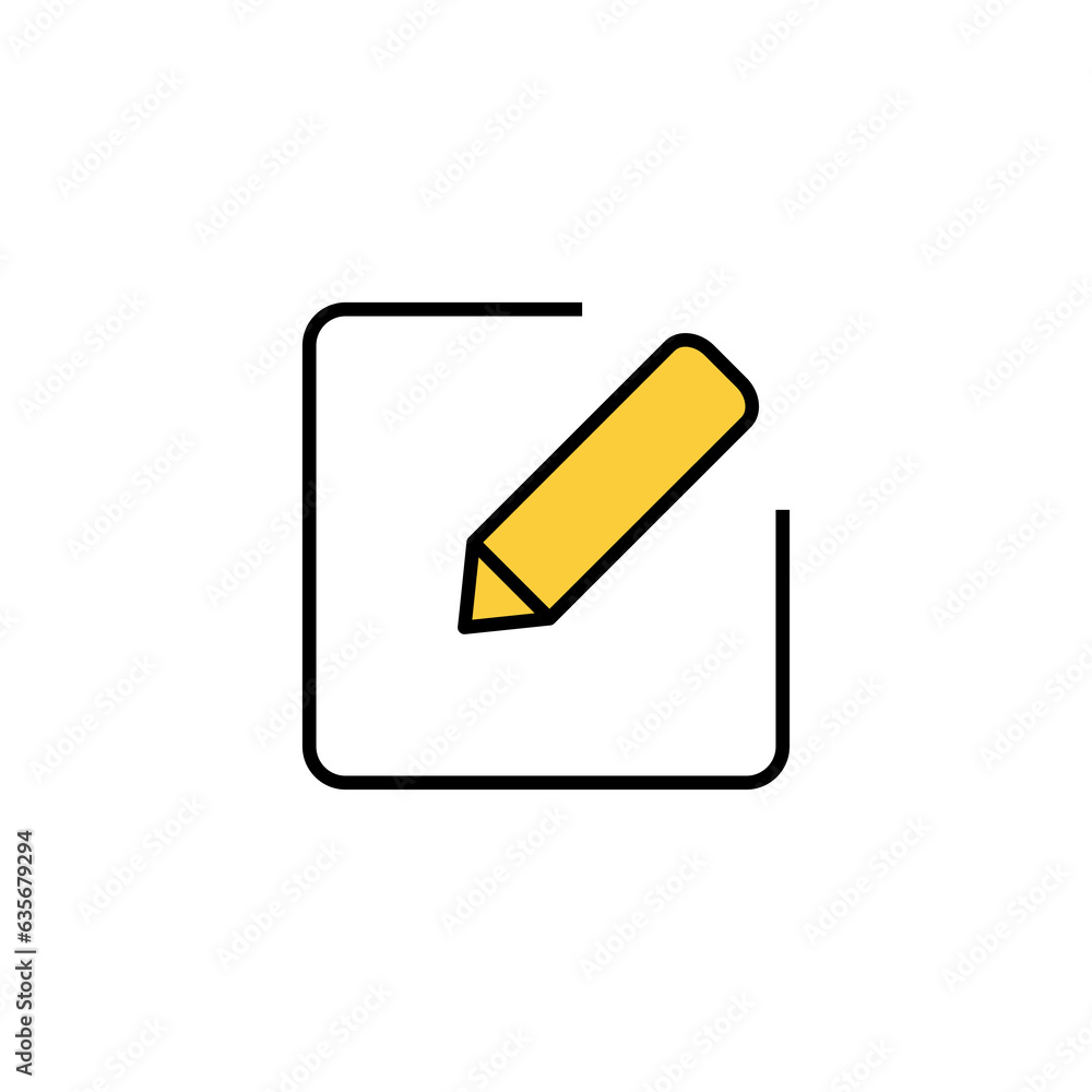 Edit icon vector for web and mobile app. edit document sign and symbol. edit text icon. pencil. sign up Edit icon vector for web and mobile app. edit document sign and symbol. edit text icon. pencil. sign up