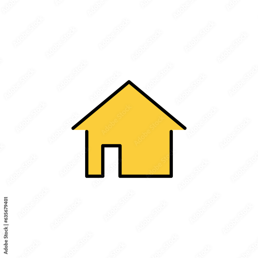 House icon vector for web and mobile app. Home sign and symbol House icon vector for web and mobile app. Home sign and symbol