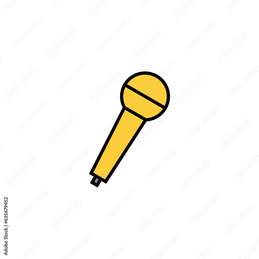 Microphone icon vector for web and mobile app. karaoke sign and symbol Microphone icon vector for web and mobile app. karaoke sign and symbol
