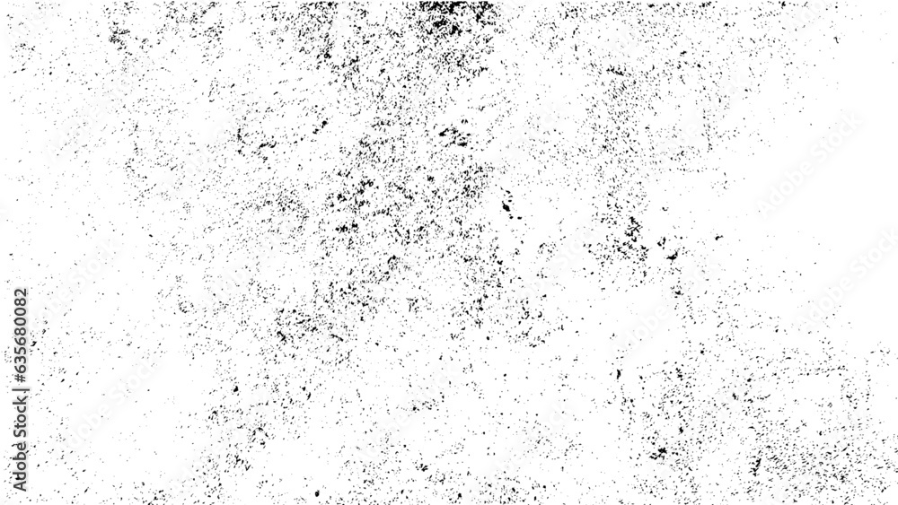 Grunge background black and white. Vector texture of scratches, chips, cracks. Monochrome gloomy pattern of the old surface