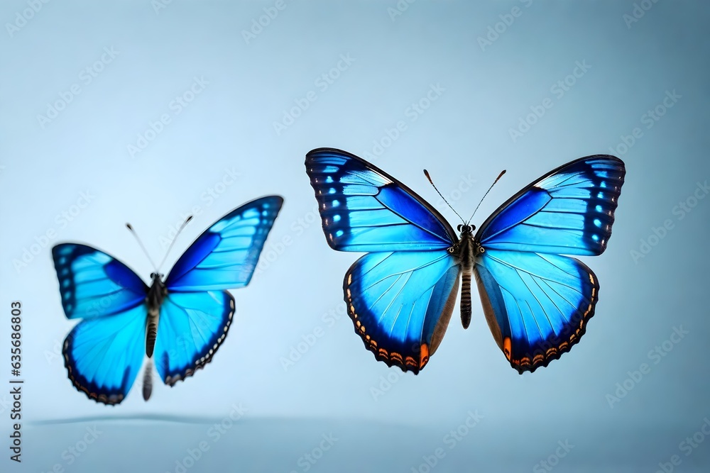 butterfly on a white background butterfly on a white background