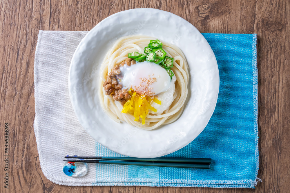 ぶっかけうどん Chilled udon ぶっかけうどん Chilled udon