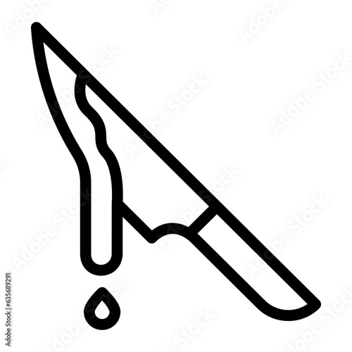 knife outline icon
