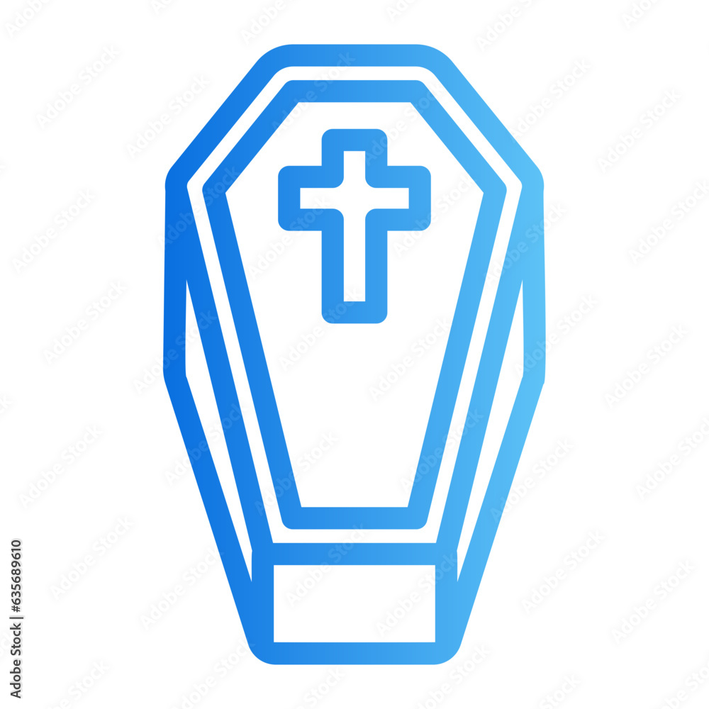 coffin gradient icon coffin gradient icon