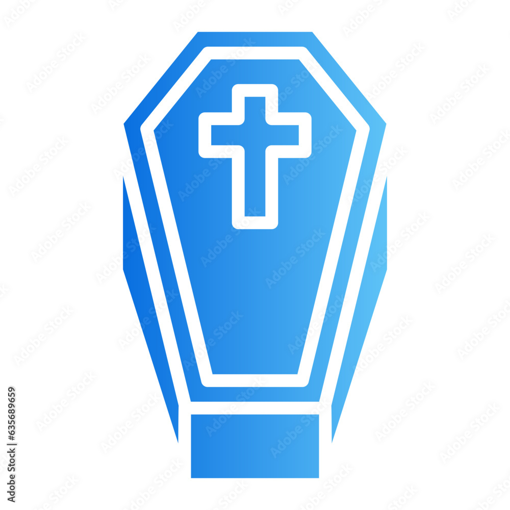 coffin gradient icon coffin gradient icon