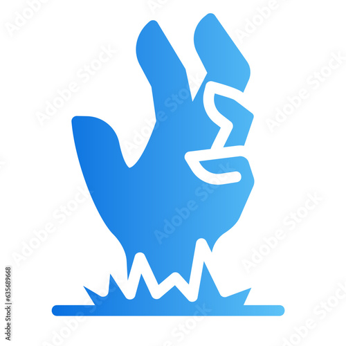 grave gradient icon