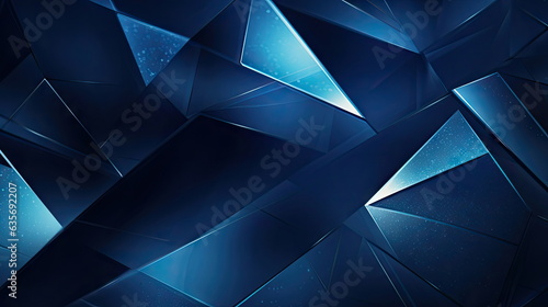 Abstract blue shinny shape background, blue gradient textures