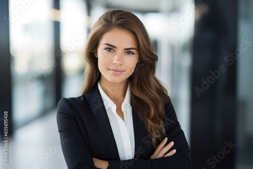 Captivating Businesswoman Embracing Knowledge and Expertise in Corporate Finance: A Successful and Determined Financial Analyst with a Strategic and Professional Approach