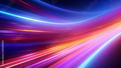 abstract background with smooth lines in purple, blue and pink colors
