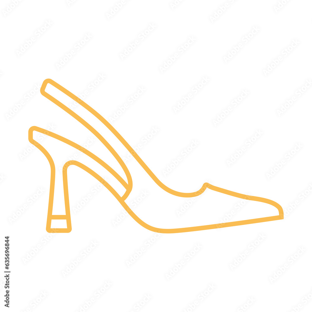 Fototapeta premium Kitten heels icon