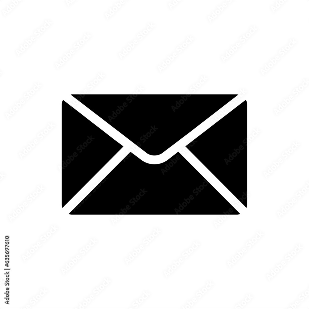 Envelope Icon. mail icon vector isolated on white background Envelope Icon. mail icon vector isolated on white background