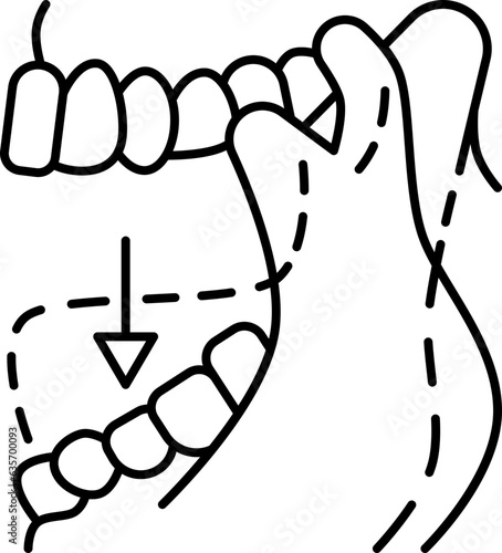 jaw  icon