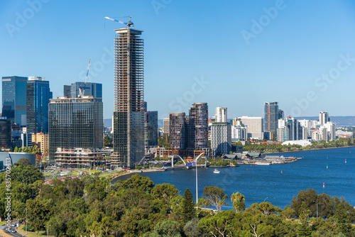 View of the Perth CBD from Kings Park. Western Australia. © Trung Nguyen