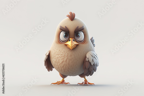 Adorable Baby Chicken on Pose