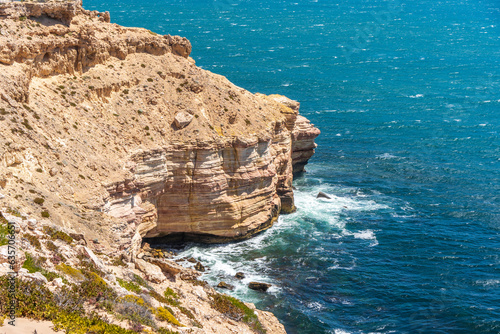 Grandstand/Shellhouse: views of the rugged cliffs on the coastline of Kalbarri National Park, Western Australia. © Trung Nguyen