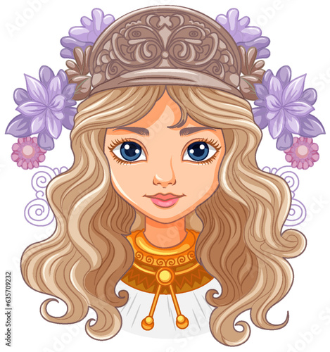 Beautiful woman portrait isolated