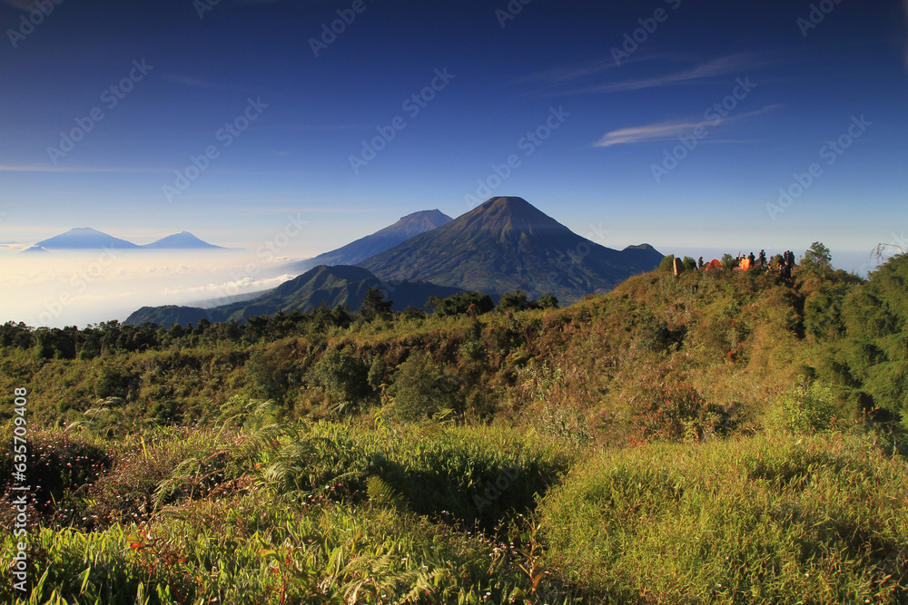 Beautiful Morning at Mt Prau - Dieng - Jawa Tengah - Indonesia.