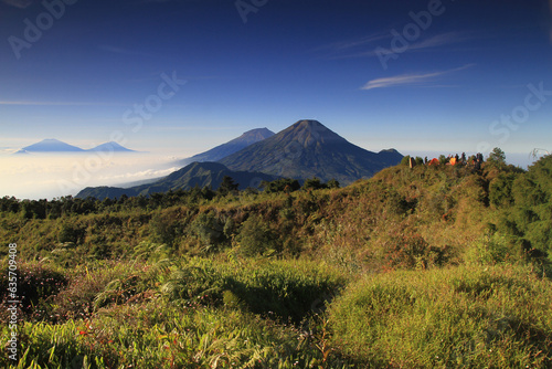 Beautiful Morning at Mt Prau - Dieng - Jawa Tengah - Indonesia.