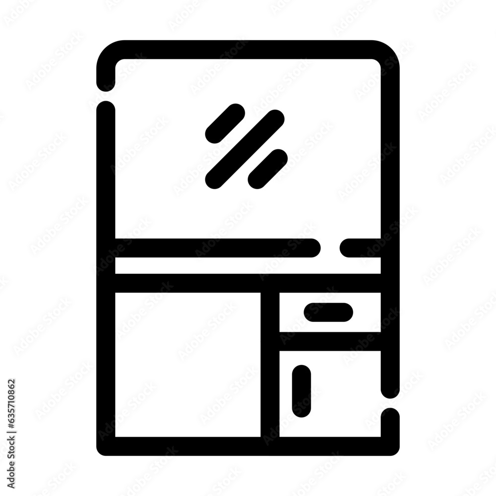 mirror line icon best for web design