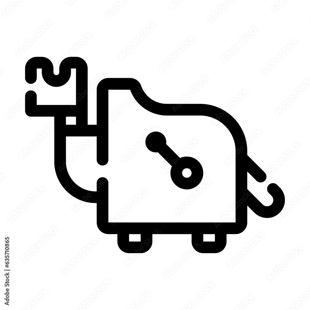 shaving chair line icon best for web design shaving chair line icon best for web design