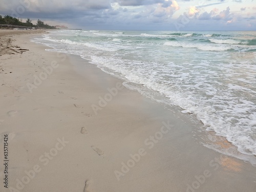 beach in the morning