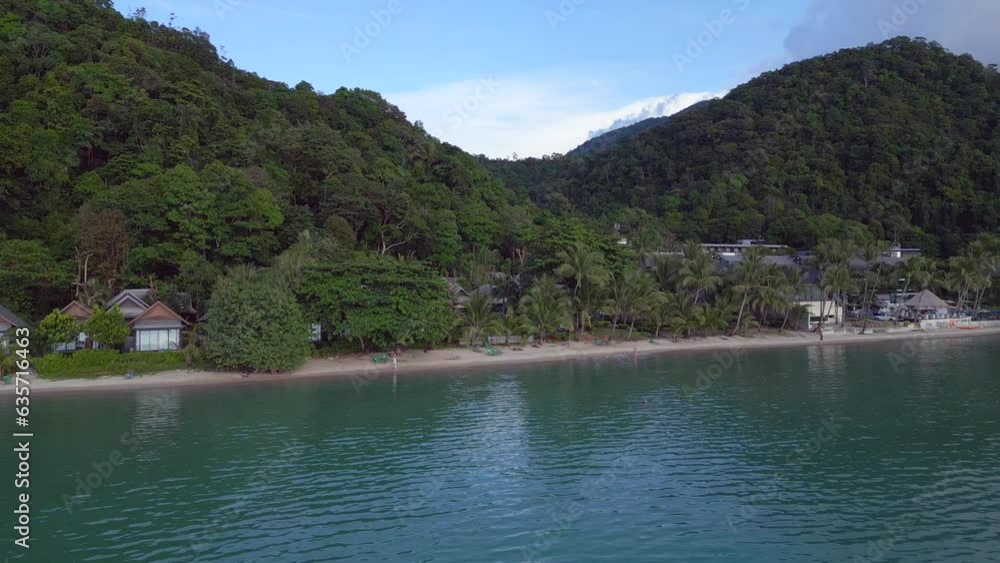 Lovely aerial top view flight
Huts Resort Beach Bungalows, Jungle hilly Island Thailand 2022. panorama orbit drone
4k cinematic Lovely aerial top view flight
Huts Resort Beach Bungalows, Jungle hilly Island Thailand 2022. panorama orbit drone
4k cinematic