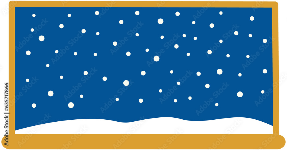 Snow Window Icon Snow Window Icon