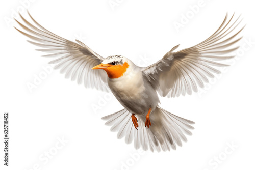 Beautiful bird Isolated on Transparent Background, Generative Ai