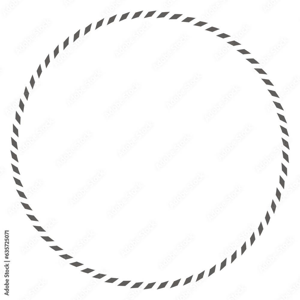 Circle shape frame illustration
