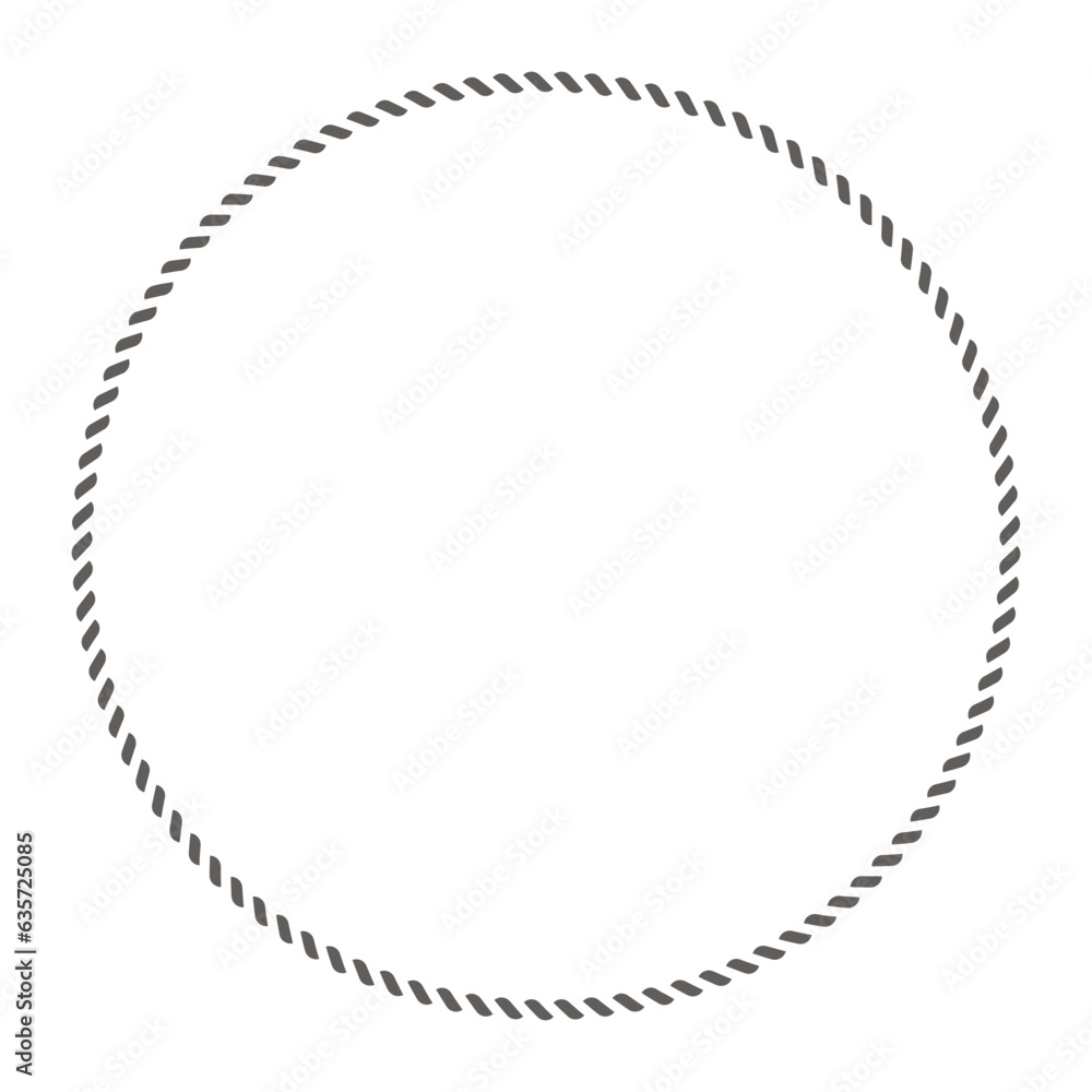 Circle shape frame illustration