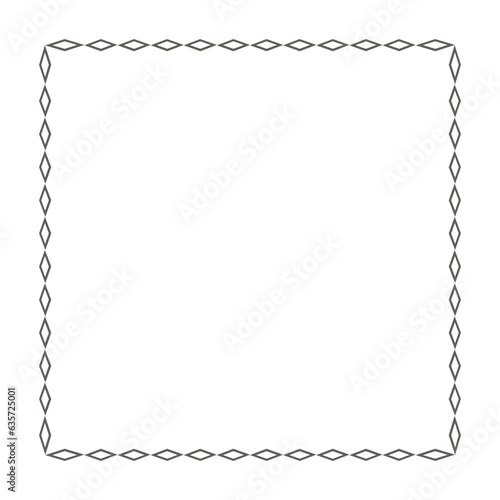 Square shape frame illustration