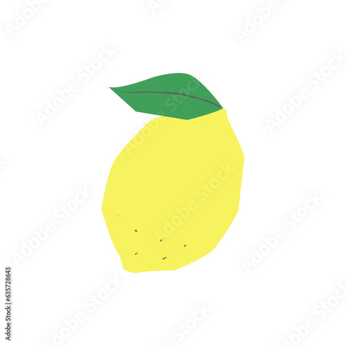 Lemon flat illustration
