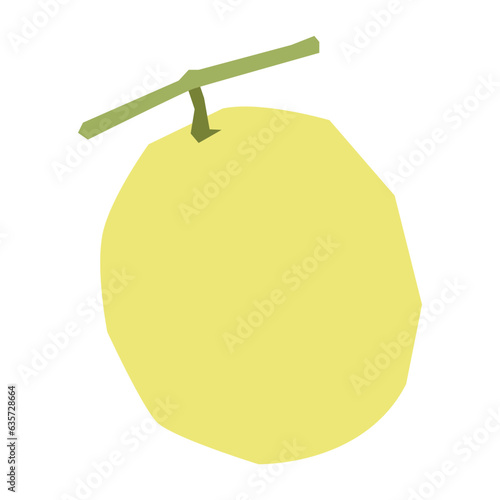 Melon flat illustration