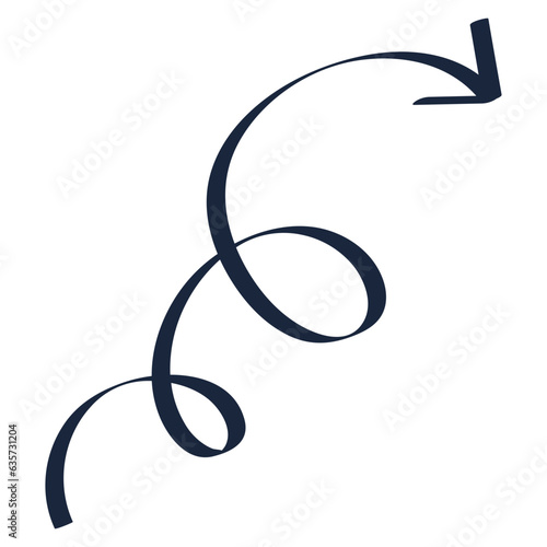 Doodle arrow illustration