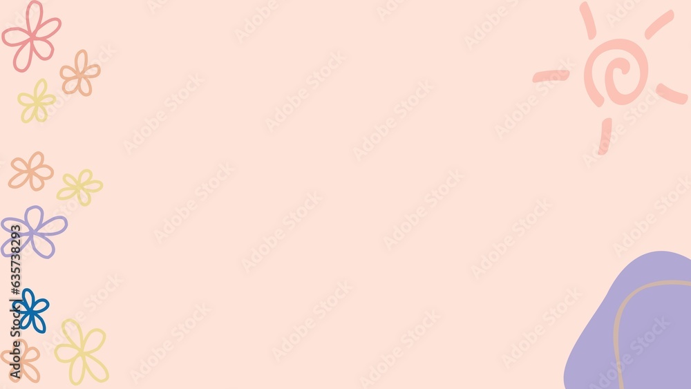 Wallpaper or background with a dominant brown pastel color is used for PowerPoint backgrounds