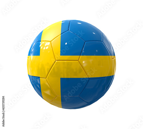 Football Sweden Flag