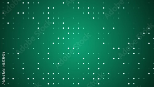 4K colorful little dots randomly generated on a gradient background in 3840x2160 30fps. Little stars generating seamless loop backdrop animation for presentations, talk show, podcast etc. photo