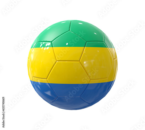 Football Gabon Flag