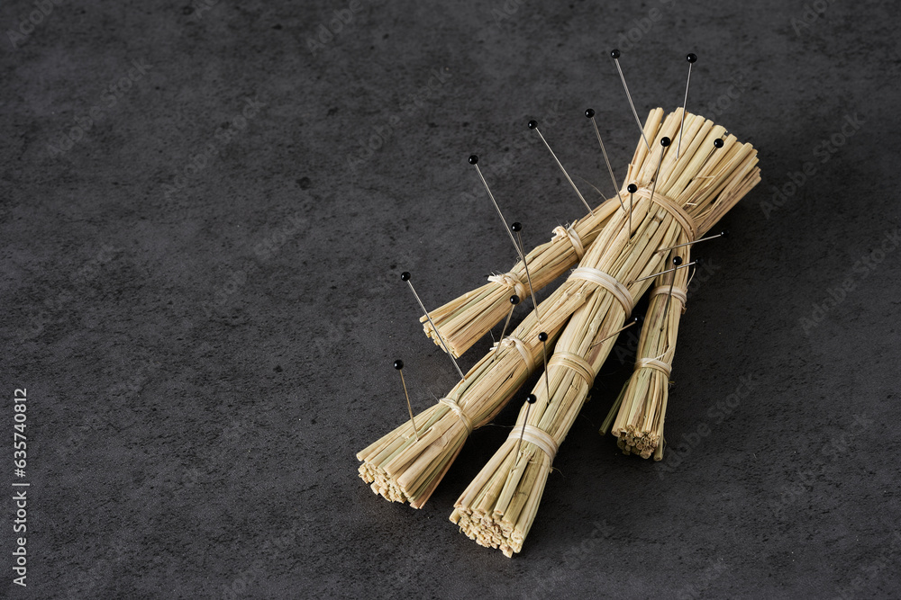 halloween curse straw doll Japanese wara ningyo voodoo dark magic