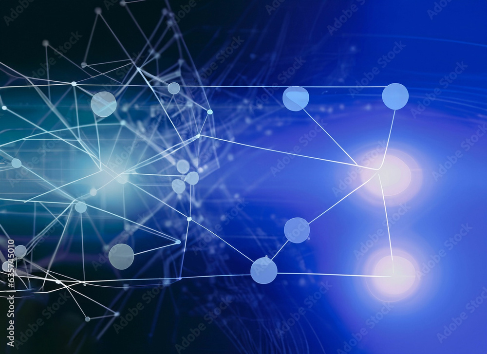 Technology Network Background Technology Network Background