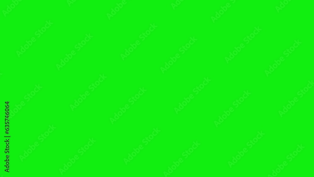 Animation of money, saving in a bank, on a green screen background. Animation of money, saving in a bank, on a green screen background.