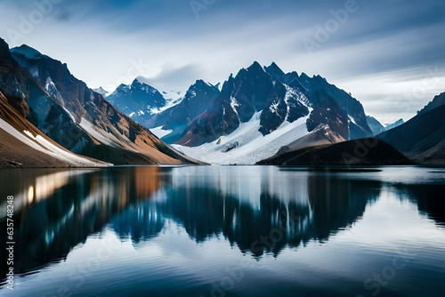 lake in the morning , lake in winter morning , mountains and lake, lake in the mountains ,lake reflection