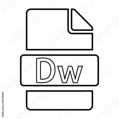File Dw Format Icon