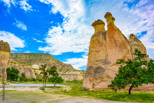 Place in Cappadocia-Fairy Chimneys (Pasabag Valley). photo