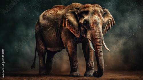 Majestic Giants: Exploring the Enchanting World of Grey Pachyderms in Isolated Wildlife Sanctuaries and Zoos, generative AI