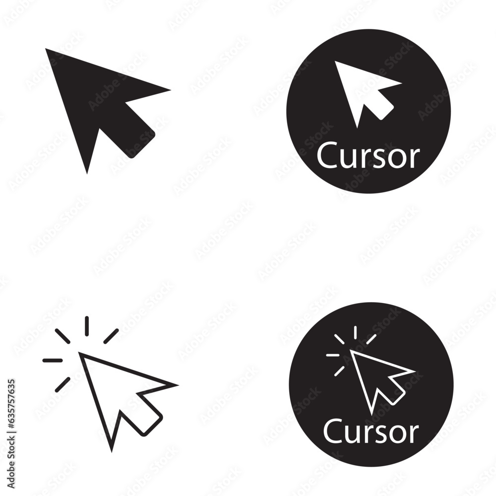 cursor icon vector